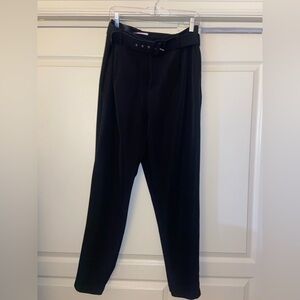Black Trousers with Belt